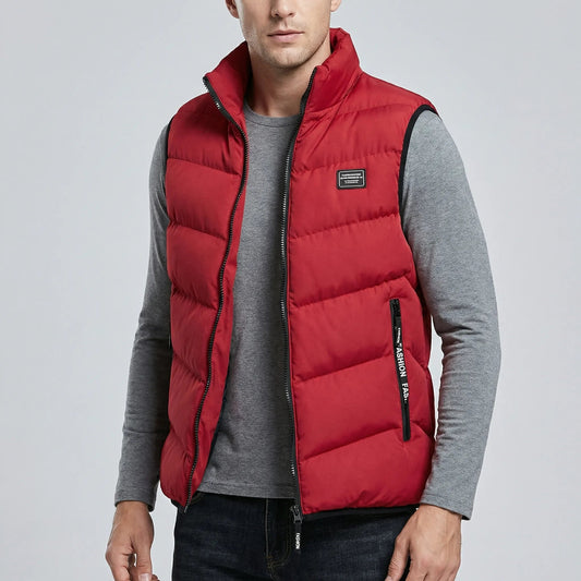 Casual Vest with Front Zip
