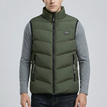 Casual Vest with Front Zip