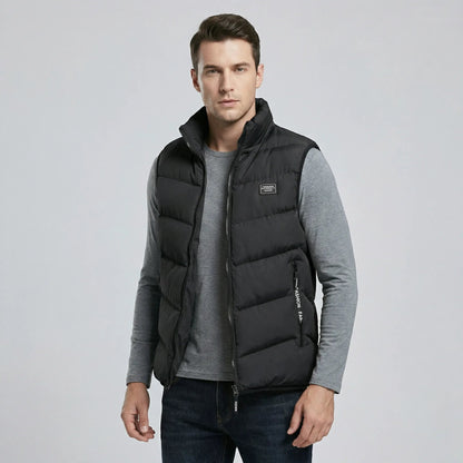 Casual Vest with Front Zip