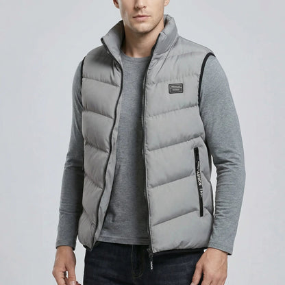 Casual Vest with Front Zip