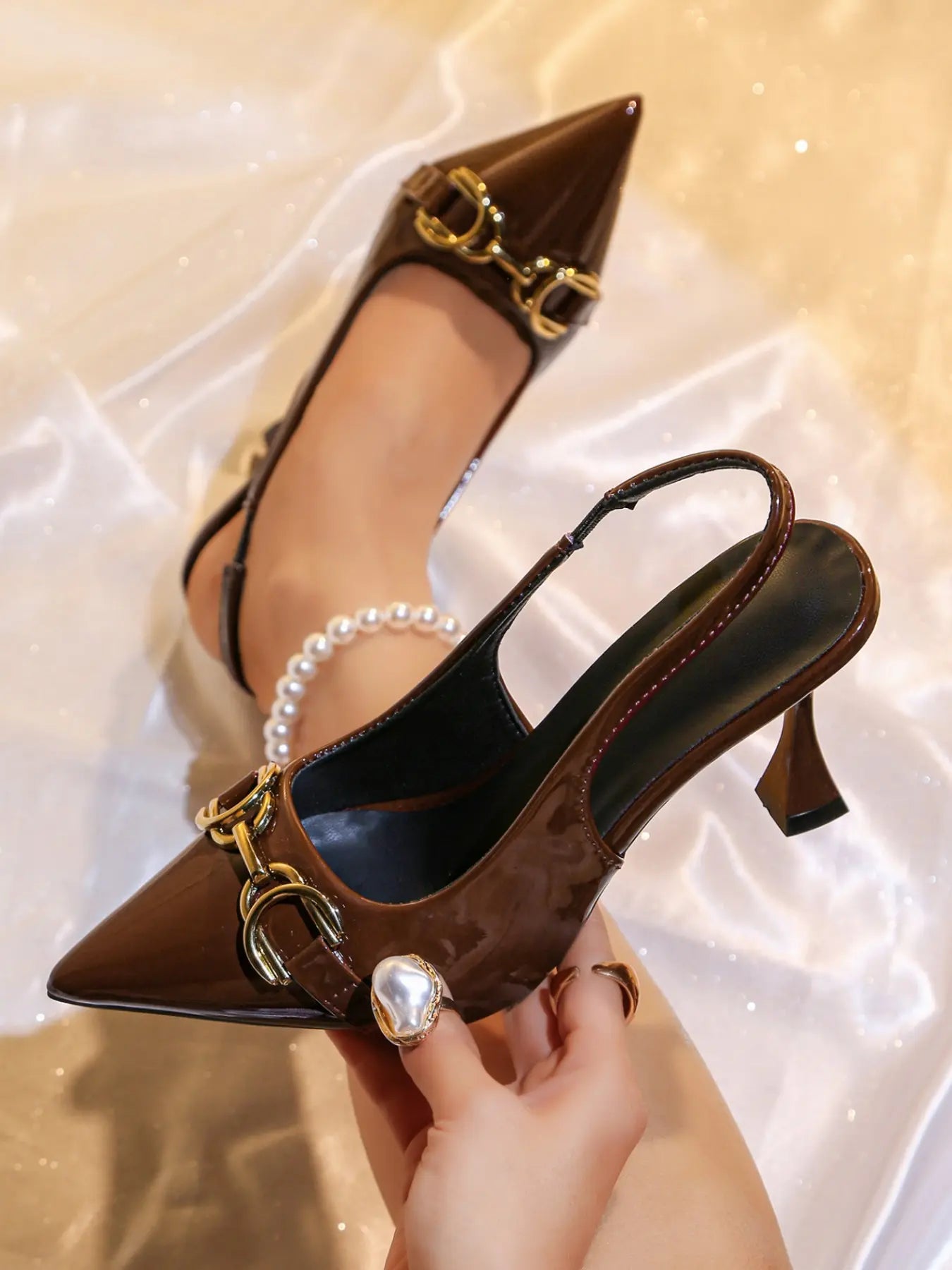 Women's Sandals – Pointed Toe, Stiletto Heel