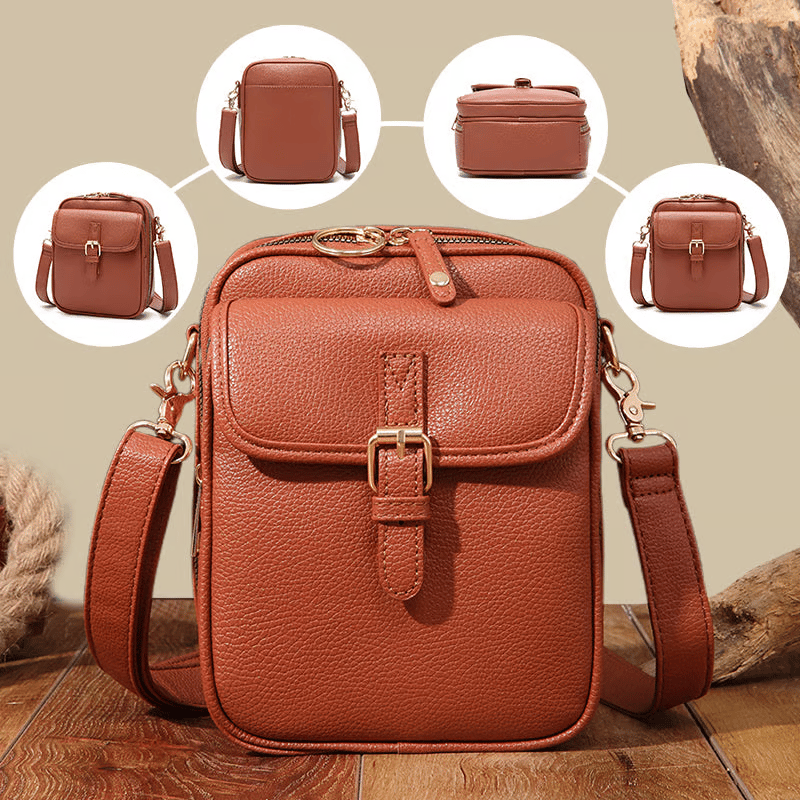 LAST DAY 49% OFF- Crossbody Leather RFID Bag