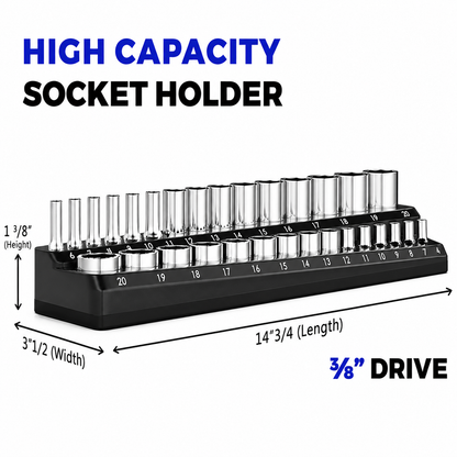 Magnetic Socket Organizer-Find Every Socket Instantly