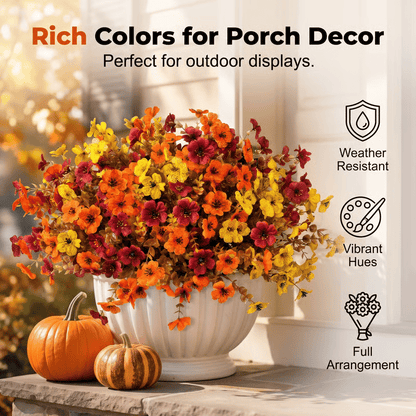 Last Day 50% OFF - UV-Resistant Artificial Daisy Flowers for Fall Decor Halloween