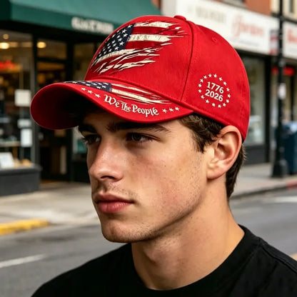 250th Anniversary Printed Baseball Cap, Adjustable Unisex Outdoor Sun Hat