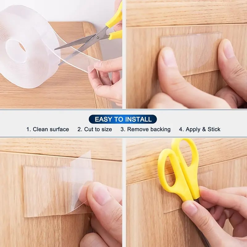 Last Day 50%Off : Strong Hold Clear Double-Sided Tape
