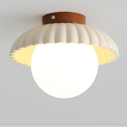 Frosted Shade Hallway Ceiling Light for Warm Ambiance