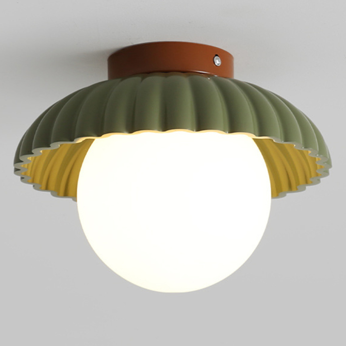 Frosted Shade Hallway Ceiling Light for Warm Ambiance