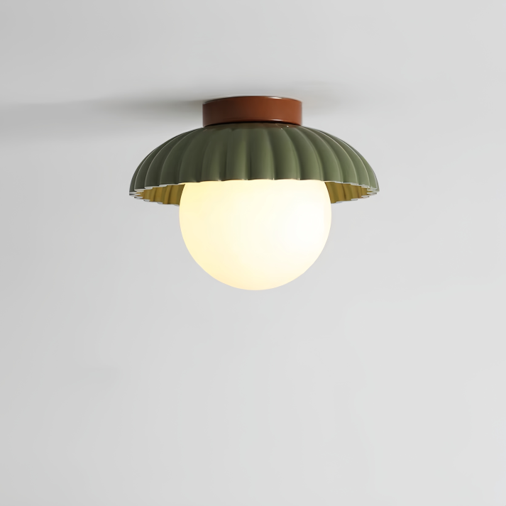 Frosted Shade Hallway Ceiling Light for Warm Ambiance