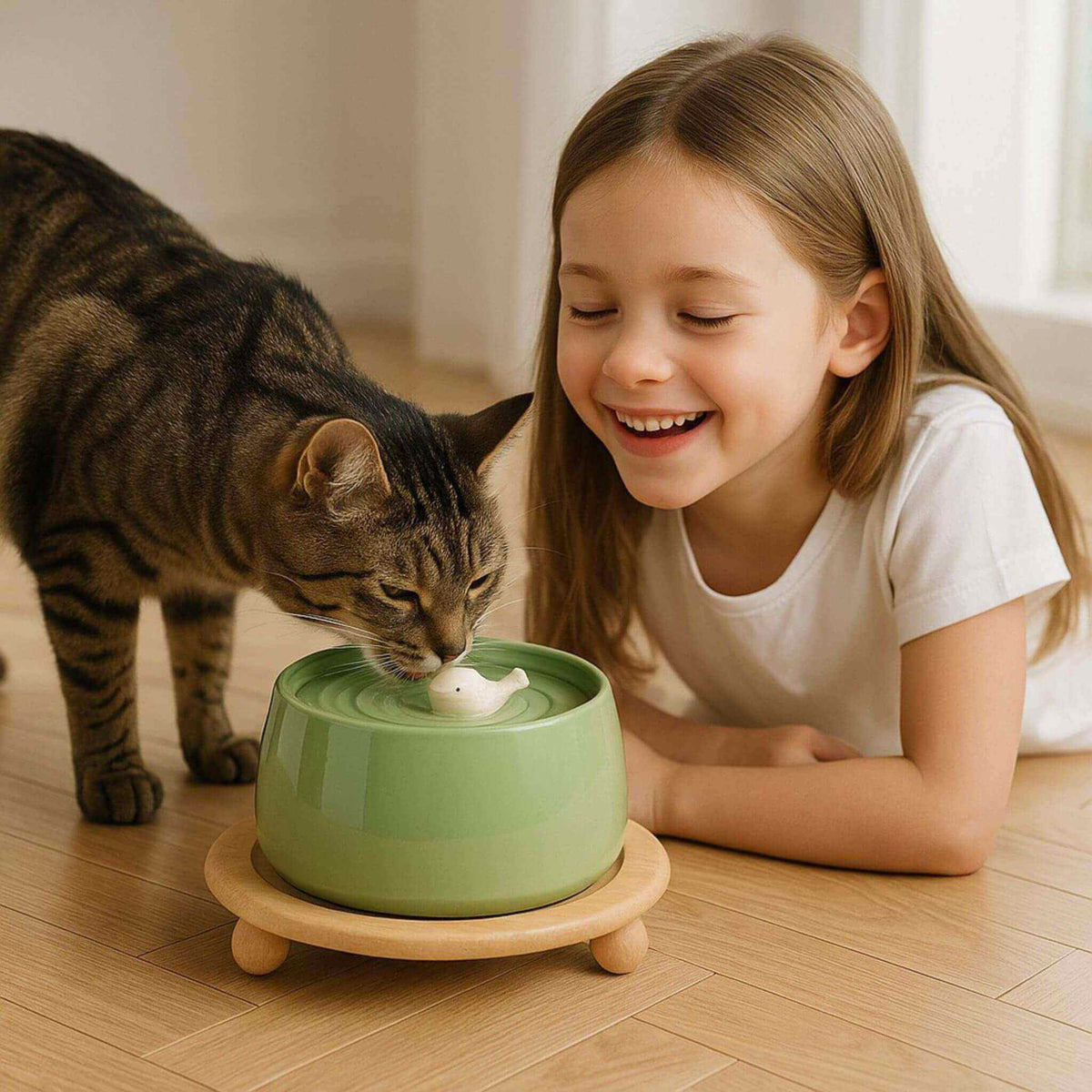 AquaCeramic Pet Hydration Fountain