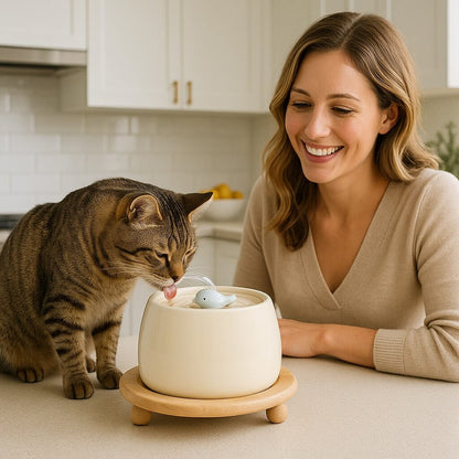 AquaCeramic Pet Hydration Fountain