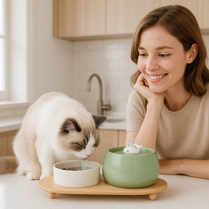 AquaCeramic Pet Hydration Fountain