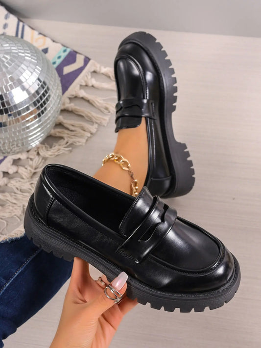 Women's Loafers – Western, Round Toe, Slip-On