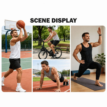 Hot Sale 50% OFF | Men’s Wide Strap Ribbed Tank Top Summer Casual Sleeveless Shirt