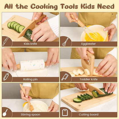 Children's Wooden Baking Set