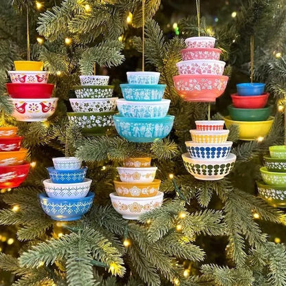 Retro Kitchenware Ornaments for Christmas Tree
