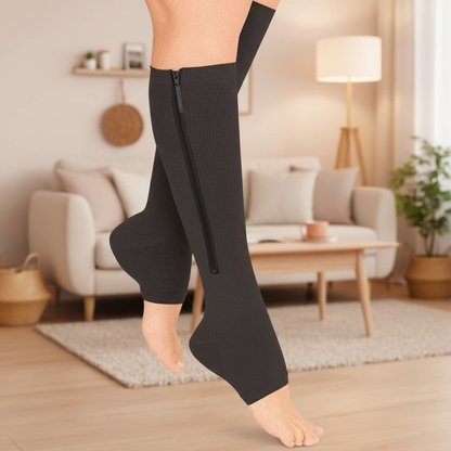 CIRCULARELIEF – Compression Socks with Zipper for Support and Relief