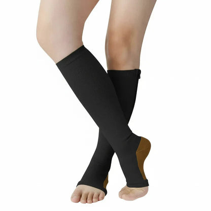 CIRCULARELIEF – Compression Socks with Zipper for Support and Relief