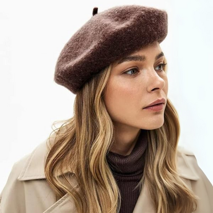 Classic French Wool Beret – Evelyne