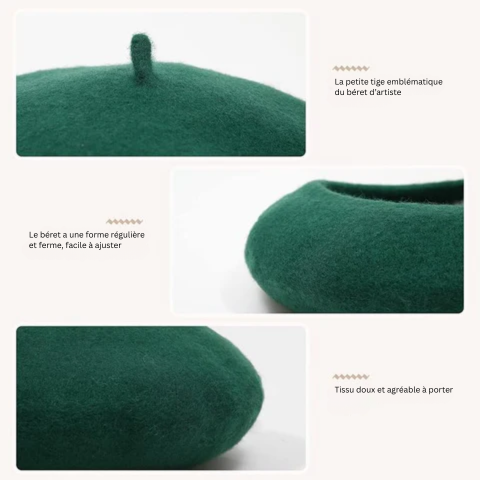 Classic French Wool Beret – Evelyne