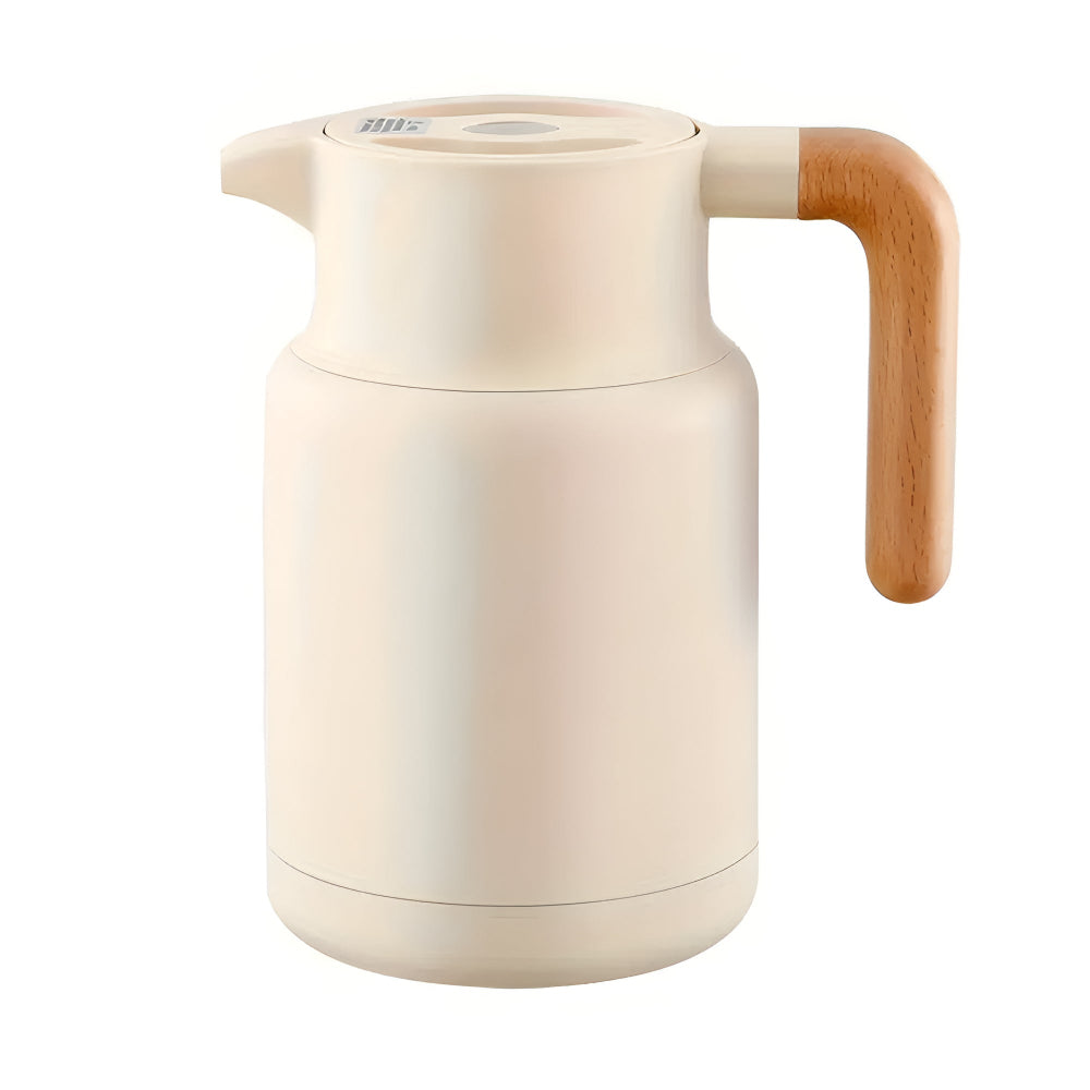 Insulated Carafe with Wood Handle