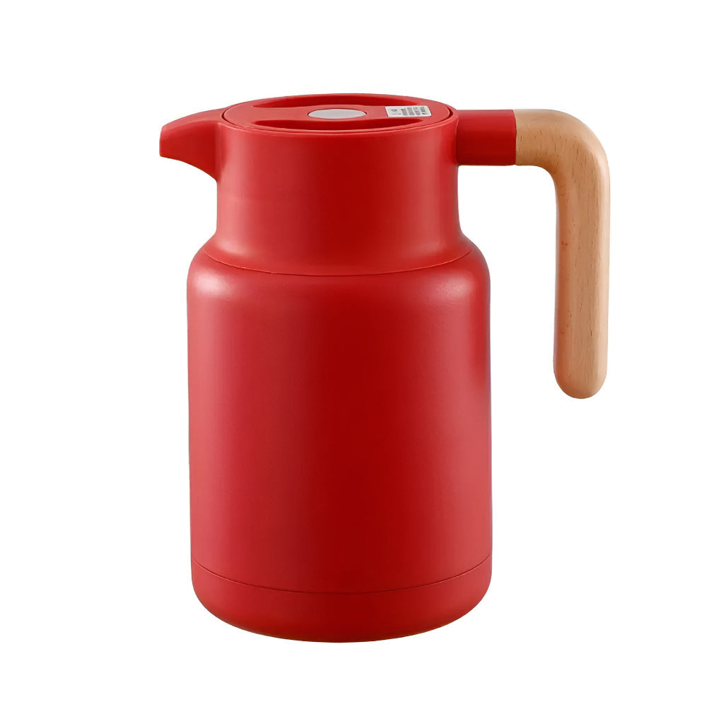 Insulated Carafe with Wood Handle