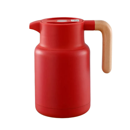 Insulated Carafe with Wood Handle