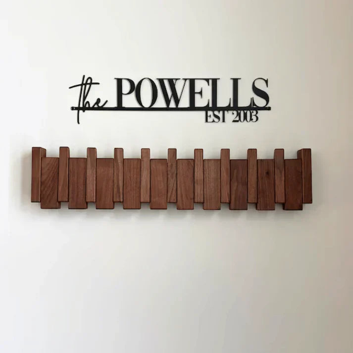 Wooden Coat Hanger | Piano Silhouette | Premium Wood