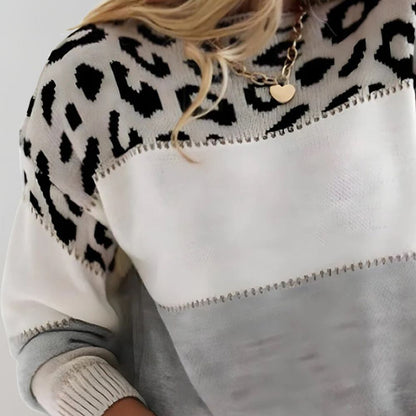Collar Round & Leopard Print