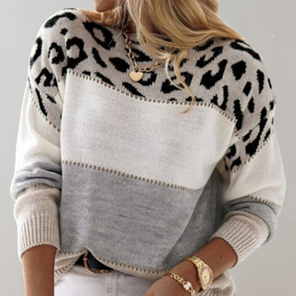 Collar Round & Leopard Print