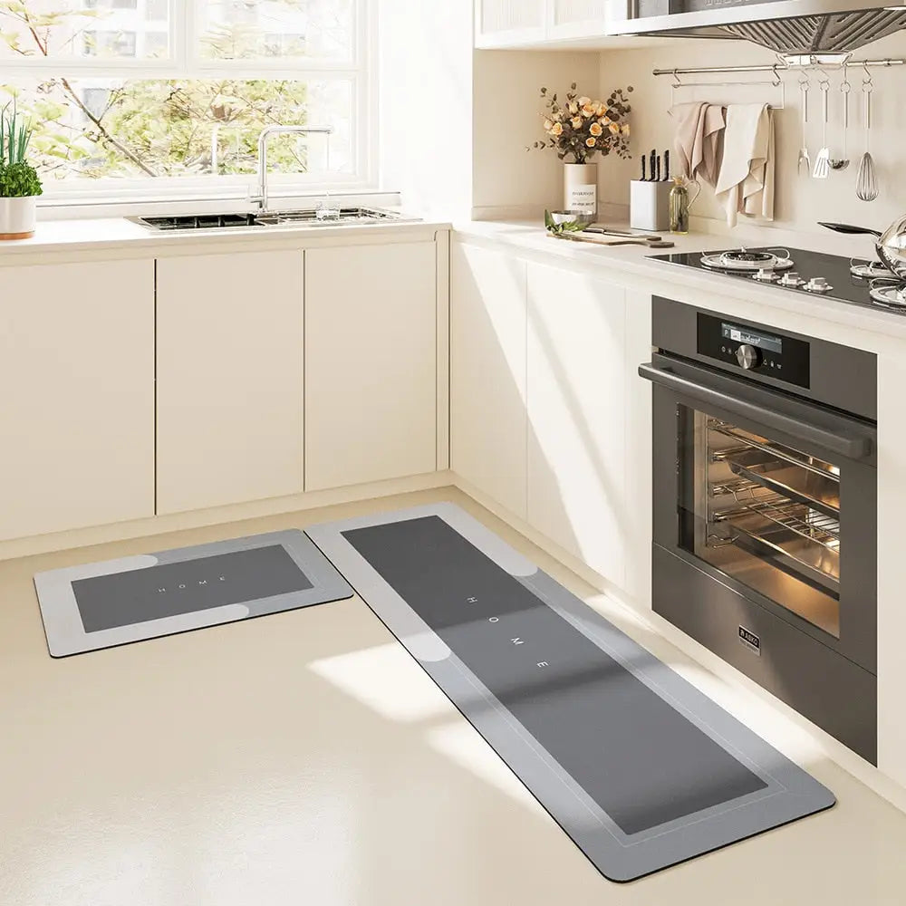 Plush Kitchen Runner - Waterproof & Non-Slip Comfort Mats