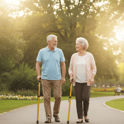 Adjustable Aluminum Walking Stick for Seniors