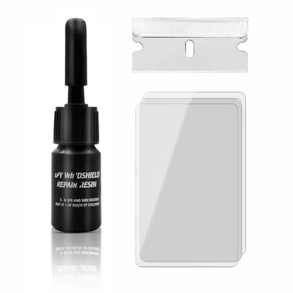 Windshield Crack and Chip Repair Kit - Restore Damaged Glass