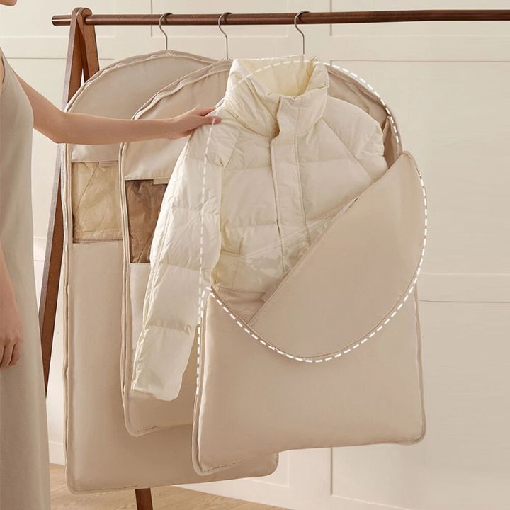CompressLock space-saving hanging storage bag