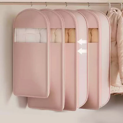 CompressLock space-saving hanging storage bag
