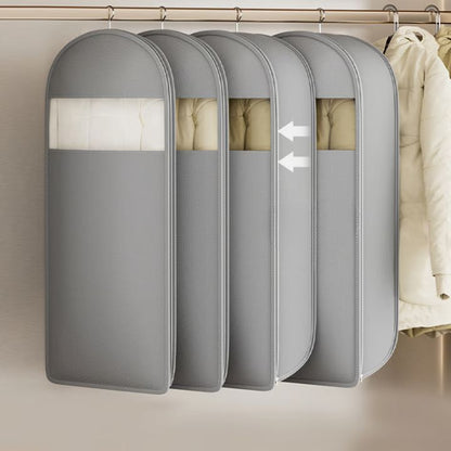 CompressLock space-saving hanging storage bag