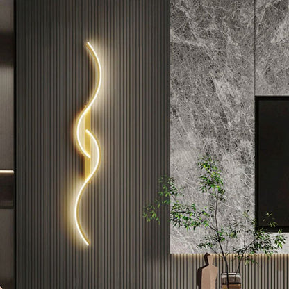 Contemporary LED Wall Sconce – Artistic Combination of Forms