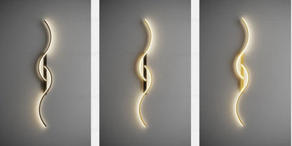Contemporary LED Wall Sconce – Artistic Combination of Forms