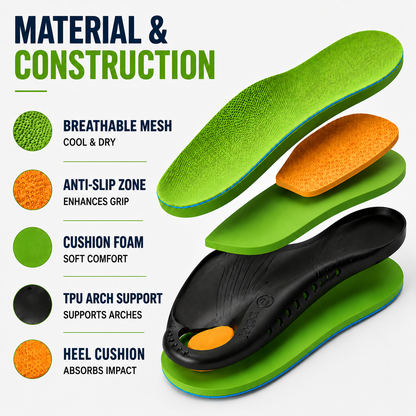 Contoured Arch Support Insole