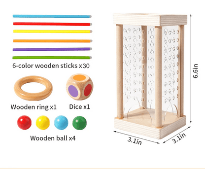COUNTISTIX – Montessori Counting Rods Set for Cognitive Growth & Coordination