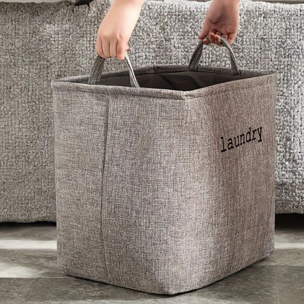 Fabric Storage Cube Basket with Handles