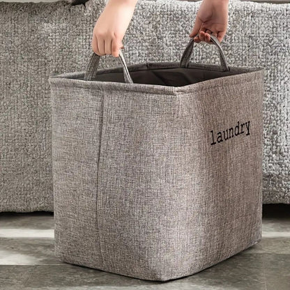Fabric Storage Cube Basket with Handles