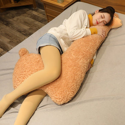 Extra Large Alpaca Plush Pillow for Side Sleepers