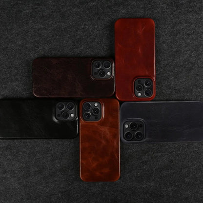 Handmade Cowhide Leather iPhone Case
