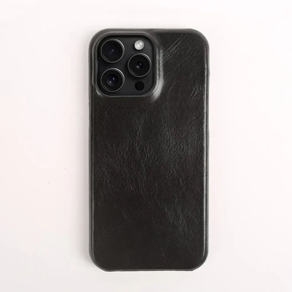 Handmade Cowhide Leather iPhone Case