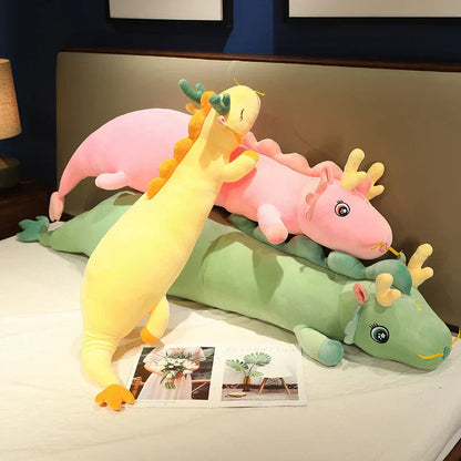 Dragon Shaped Plush Body Pillow - Cozy & Soft
