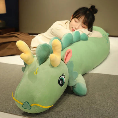 Dragon Shaped Plush Body Pillow - Cozy & Soft