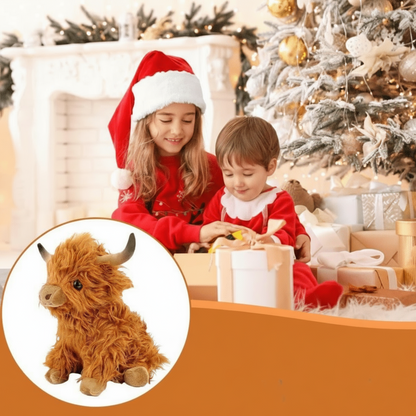 CUDDLY HIGHLAND Cow – Soft Plush Toy for Cuddle Lovers