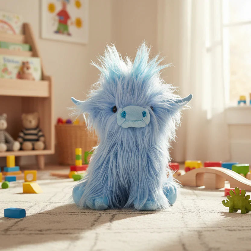 CUDDLY HIGHLAND Cow – Soft Plush Toy for Cuddle Lovers