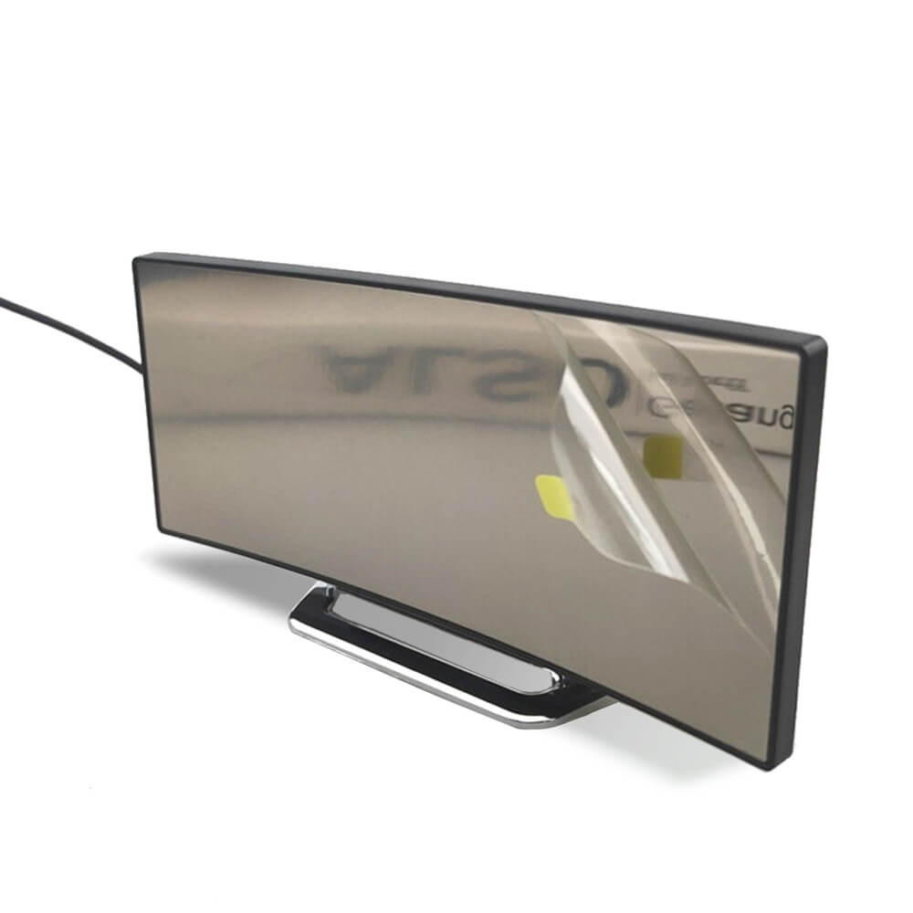 Curved LED Digital Alarm Clock